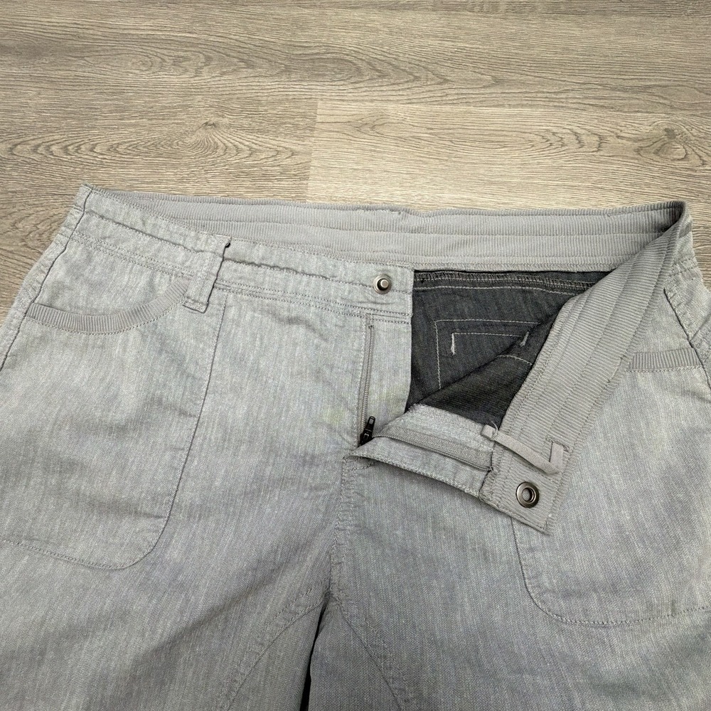 Kuhl Cabo Pants Womens 14 Short Gray Capri Hiking Outdoor Utility Crop Gorpcore - Picture 3 of 13